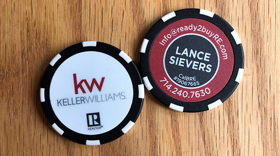 tradeshow custom business poker chips
