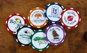 Stand Out on the Green with Custom Poker Chip Golf Ball Markers